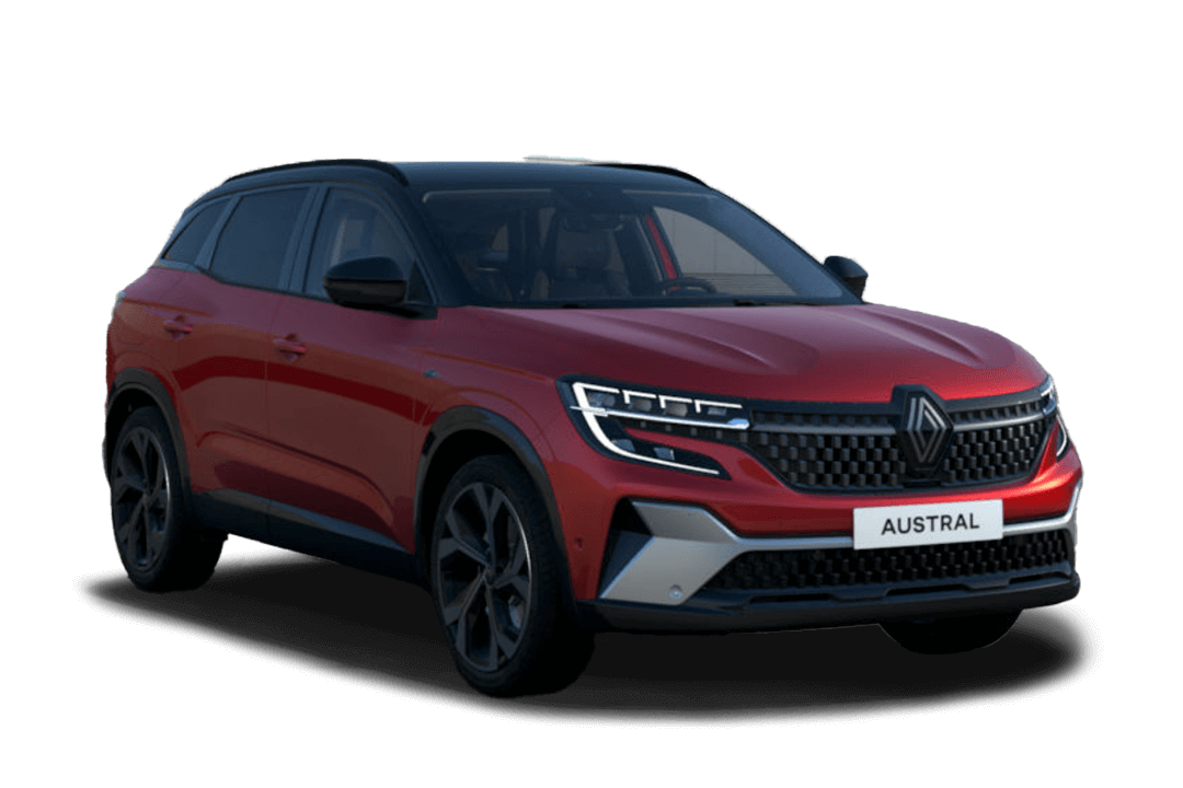 Renault-Austral-Iconic-Esprit-Alpine-E-Tech-Röd-flamme-Svart-Tak